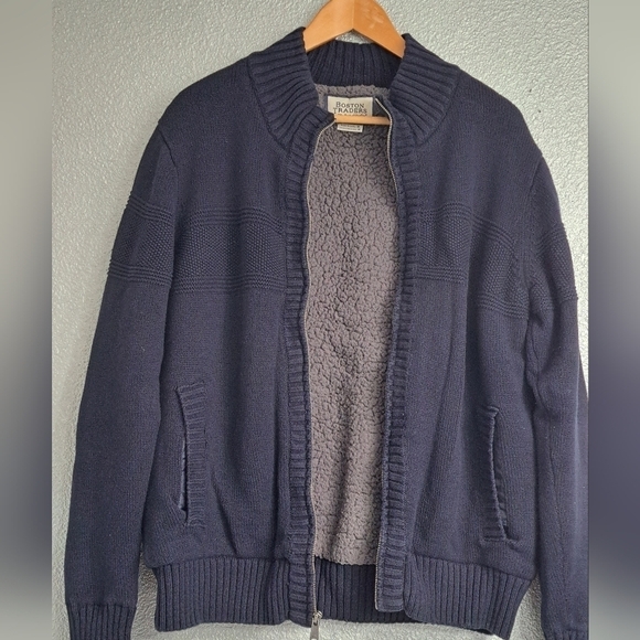Boston Traders Blue Cable Knit Sweater Size M - Picture 6 of 7